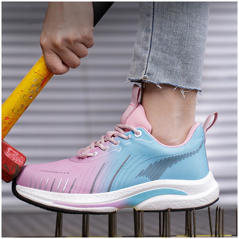 Sneakers Fashion Women - 여성 패션 통기성 강철 발가락 보호대