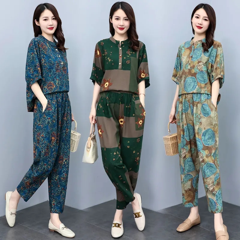 Wide Leg Palazzo Pants - 중년 여성 여름 슈트 2026 신상
