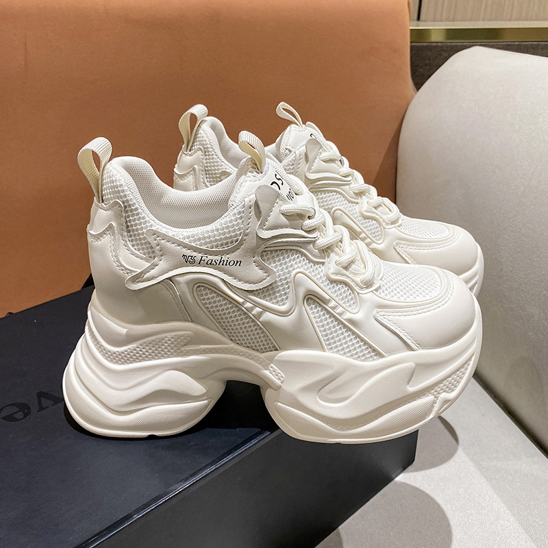 Sneakers Fashion Women - 여성용 키높이 스니커즈 봄 여름 신상