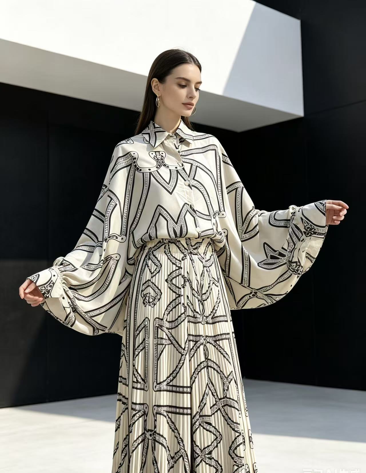 Wide Leg Palazzo Pants - 2026년 신상 여성 파자마 세트 유럽풍