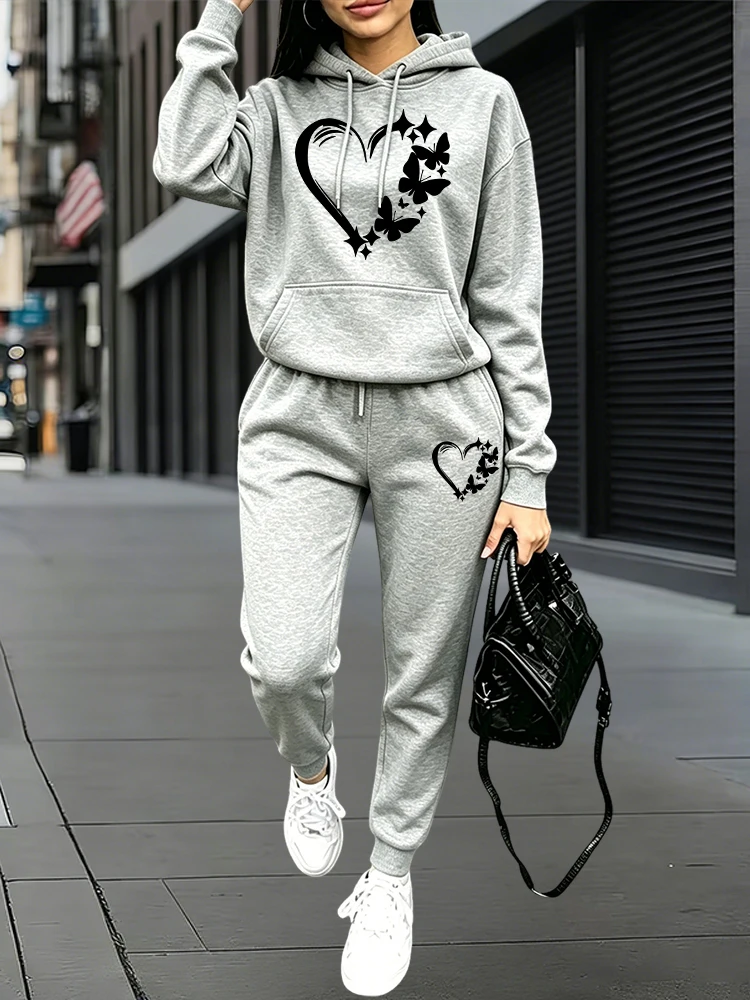 Women'S Fashion Hoodies - 2026 신상 여성 트레이닝복 후드티와 스웨트팬츠
