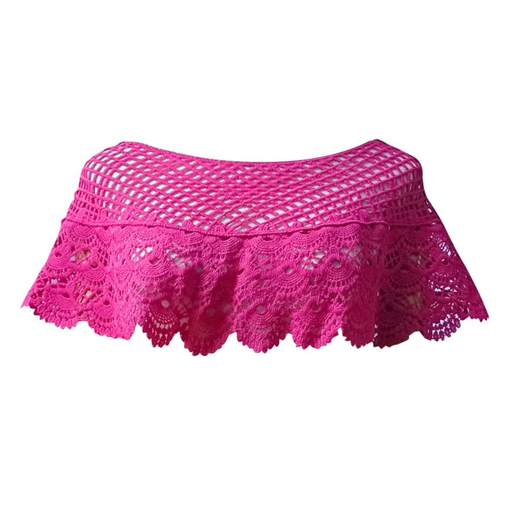 Women'S Fashion Knitwear - 레이스 홀로우 선스크린 숄 자외선 차단