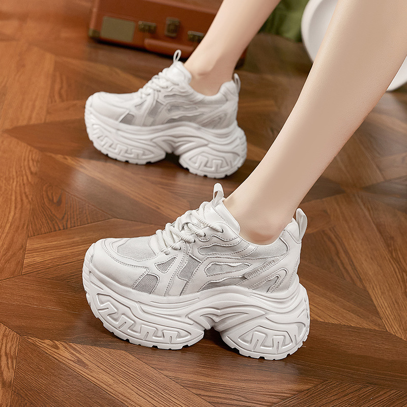 Sneakers Fashion Women - 여성 패션 청키 플랫폼 스니커즈 통기성