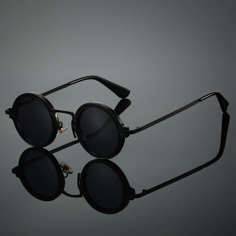Women'S Fashion Eyeglass Frames - 남성용 새로운 레트로 금속 라운드 프레임