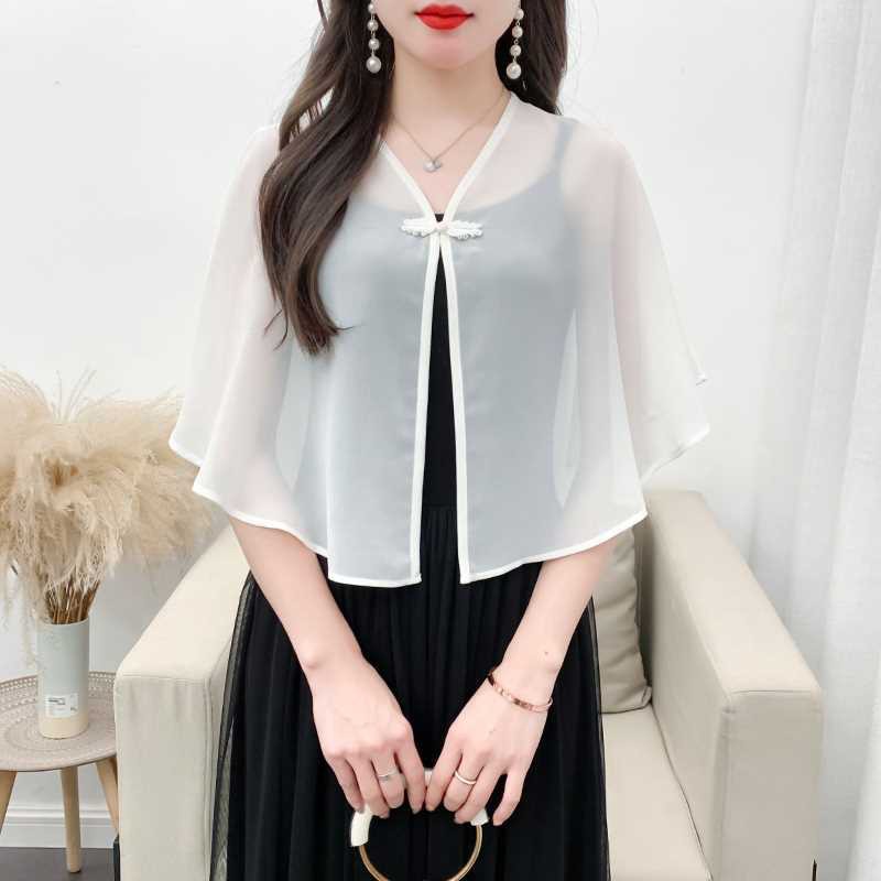여름 여성용 자외선 차단 의류 초박형 작은 코트 신상  - Women'S Fashion Knitwear 리뷰 및 가격