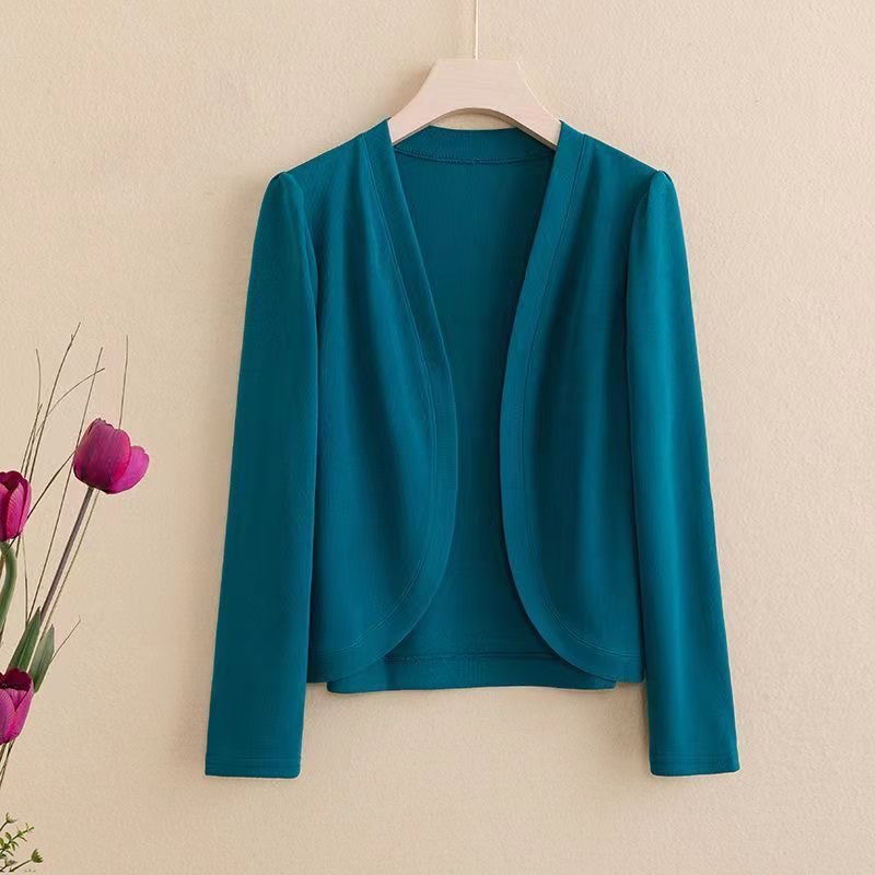 여름 여성 긴팔 아이스 실크 숄 UV 차단 스톨 단색  - Women'S Fashion Knitwear 리뷰 및 가격