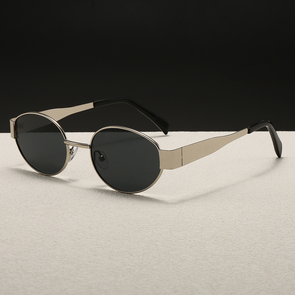 여성용 트렌디한 라운드 프레임 메탈 선글라스, 패셔너블 - Women'S Fashion Eyeglass Frames 리뷰 및 가격
