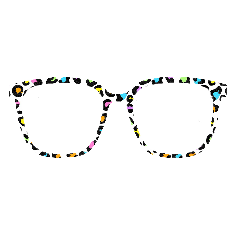 트렌디 한 무지개 표범 인쇄 사각형 안경 프레임 여성  - Women'S Fashion Eyeglass Frames 리뷰 및 가격