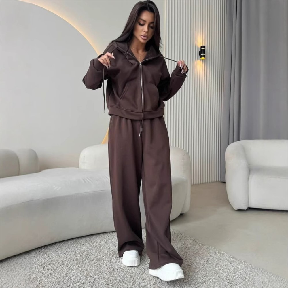 여성용 스포츠 슈트 후드 티셔츠 타이업 바지 투피스 세 - Wide Leg Palazzo Pants 리뷰 및 가격