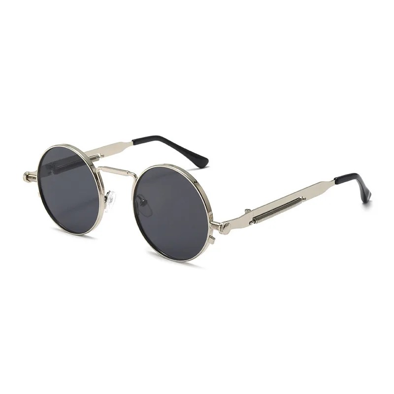 빈티지 금속 프레임 라운드 선글라스 여성 남성 펑크 원 - Women'S Fashion Eyeglass Frames 리뷰 및 가격