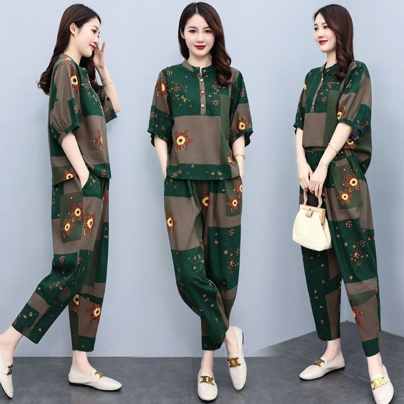중년 여성 여름 슈트 2026 신상 패션 나이를 감춰주 - Wide Leg Palazzo Pants 리뷰 및 가격