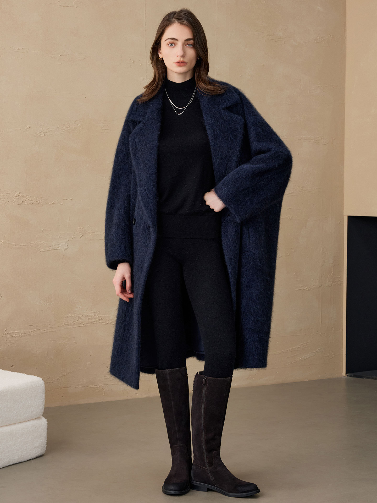 Allingentle 여성용 블레이저 울 패션 롱 재킷 - Women'S Fashion Long Coat 리뷰 및 가격
