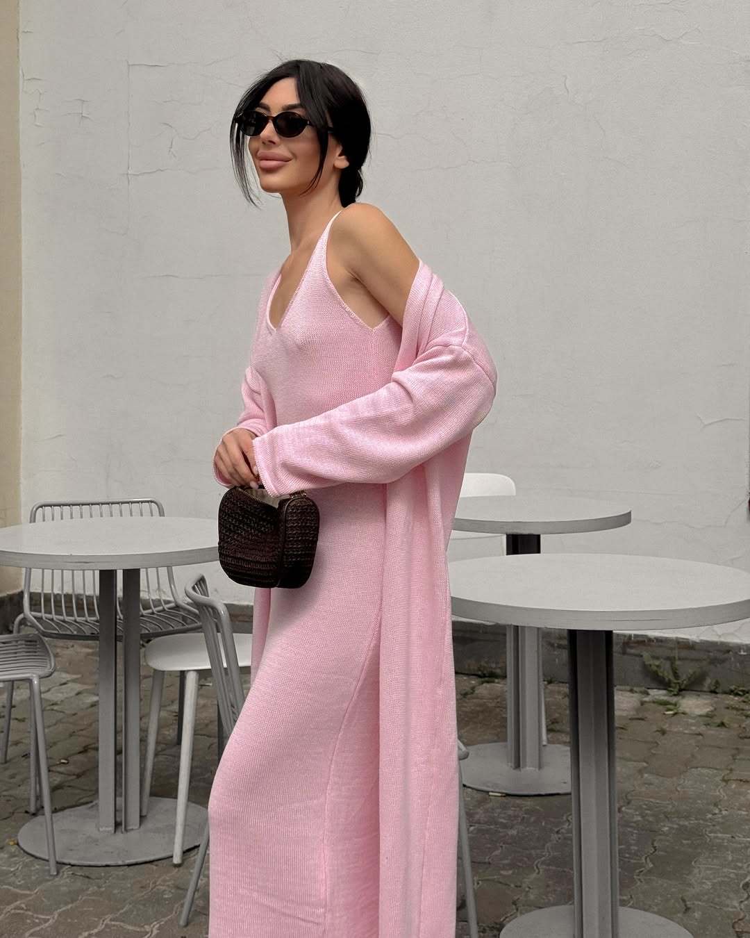 Hirsionsan 소프트 루즈 세트 여성 두 조각 긴 - Women'S Fashion Knitwear 리뷰 및 가격