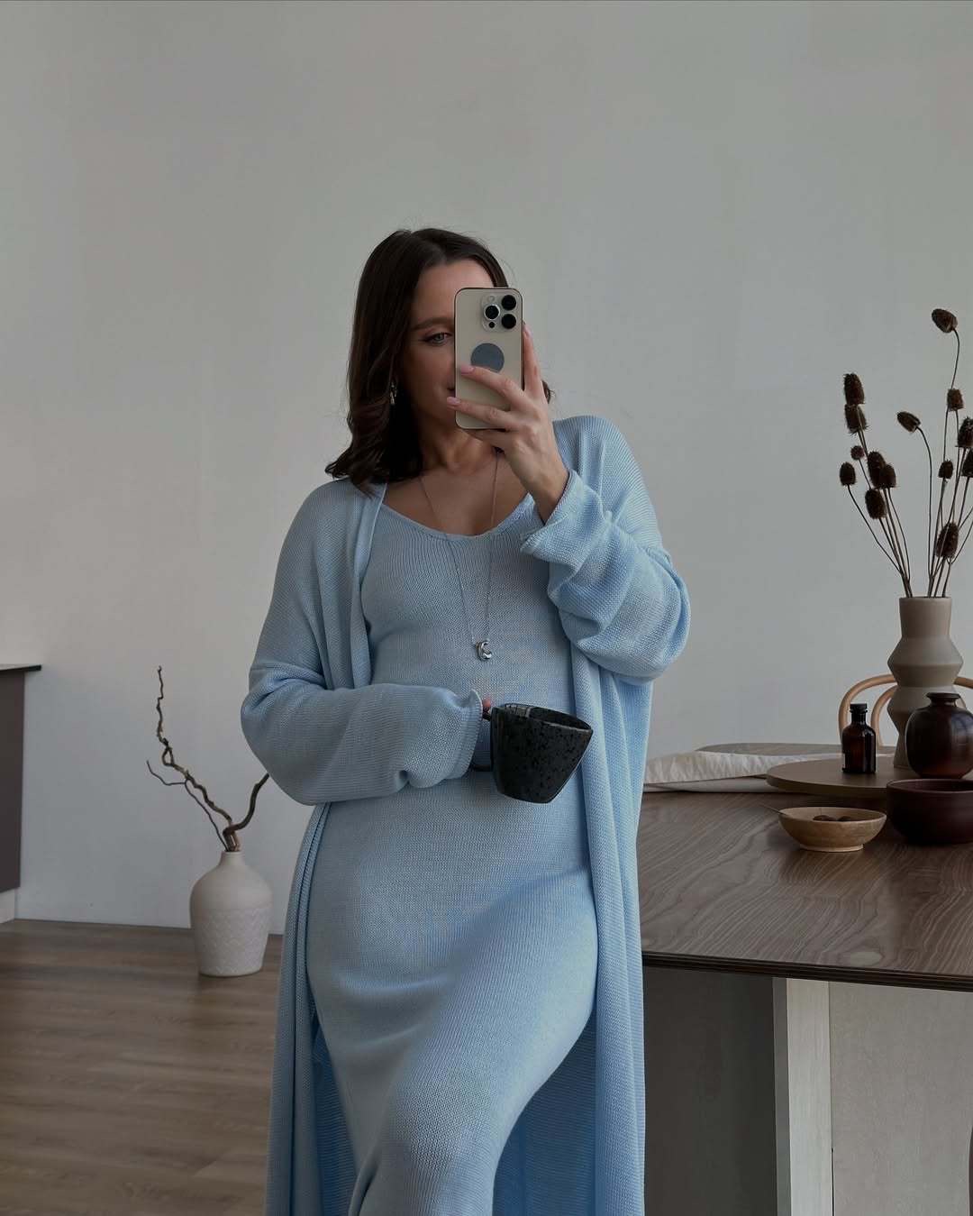 Hirsionsan 소프트 루즈 세트 여성 두 조각 긴 - Women'S Fashion Knitwear 리뷰 및 가격