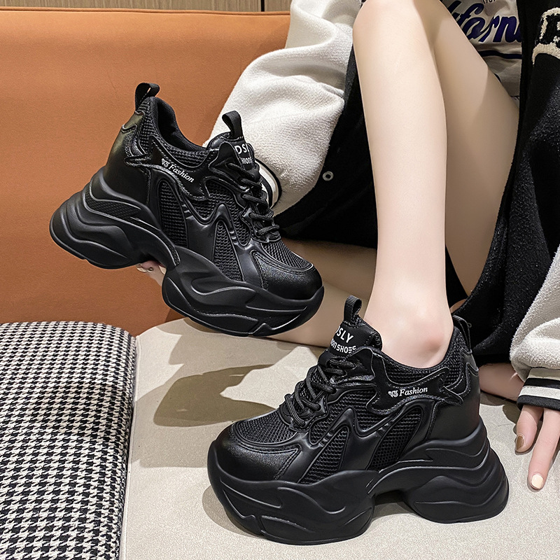 여성용 키높이 스니커즈 봄 여름 신상 두꺼운 밑창 신발 - Sneakers Fashion Women 리뷰 및 가격