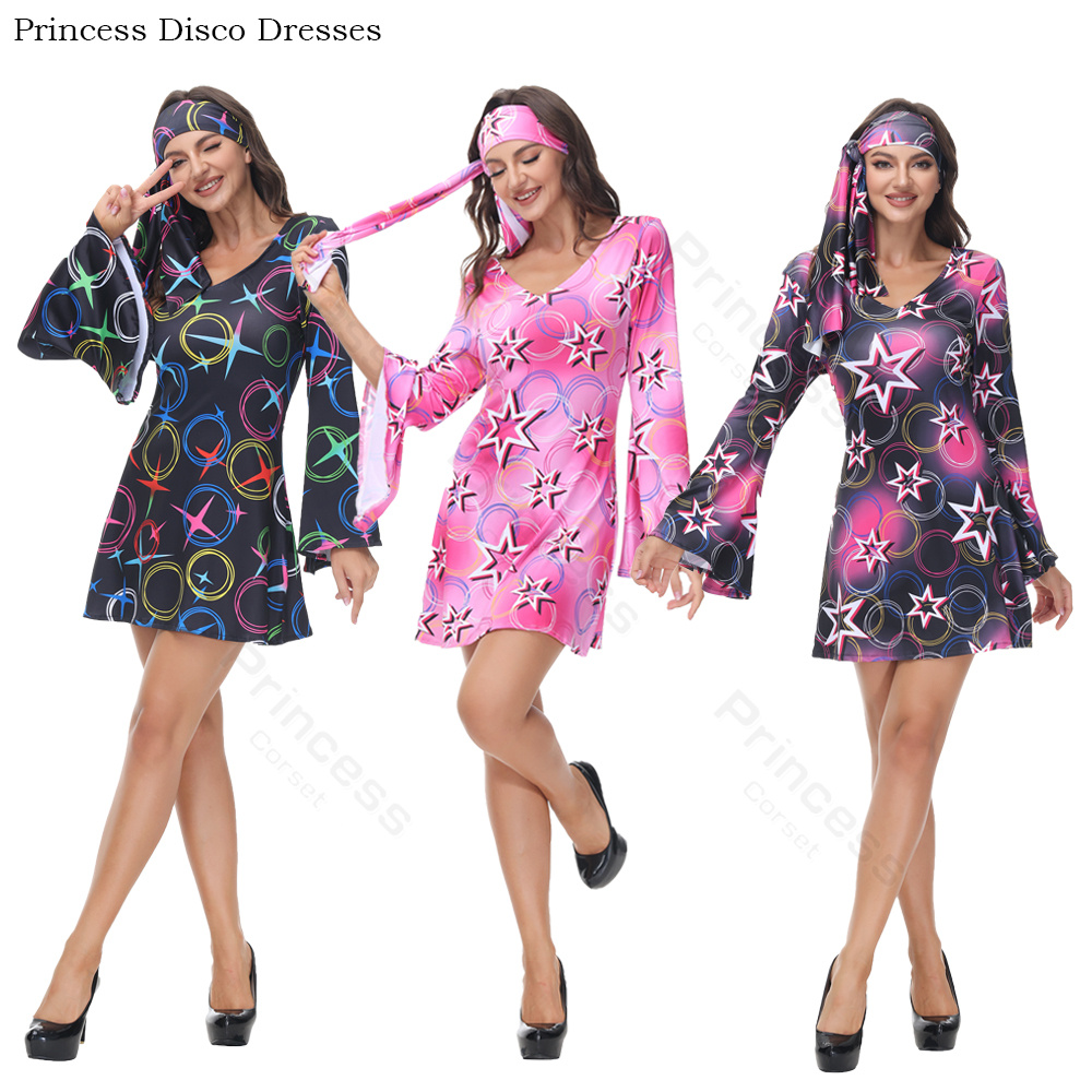 여성용 코스튬 디스코 드레스, 할로윈 코스튬, 섹시한  - Women'S Fashion From The 70S 리뷰 및 가격