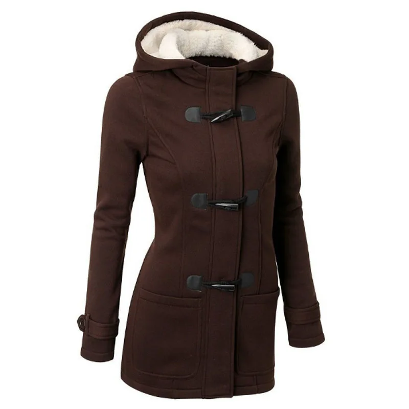 아마존 후드 클래식 카우 혼 버튼 재킷 코튼 코트 여성 - Women'S Fashion Jackets Amazon 리뷰 및 가격