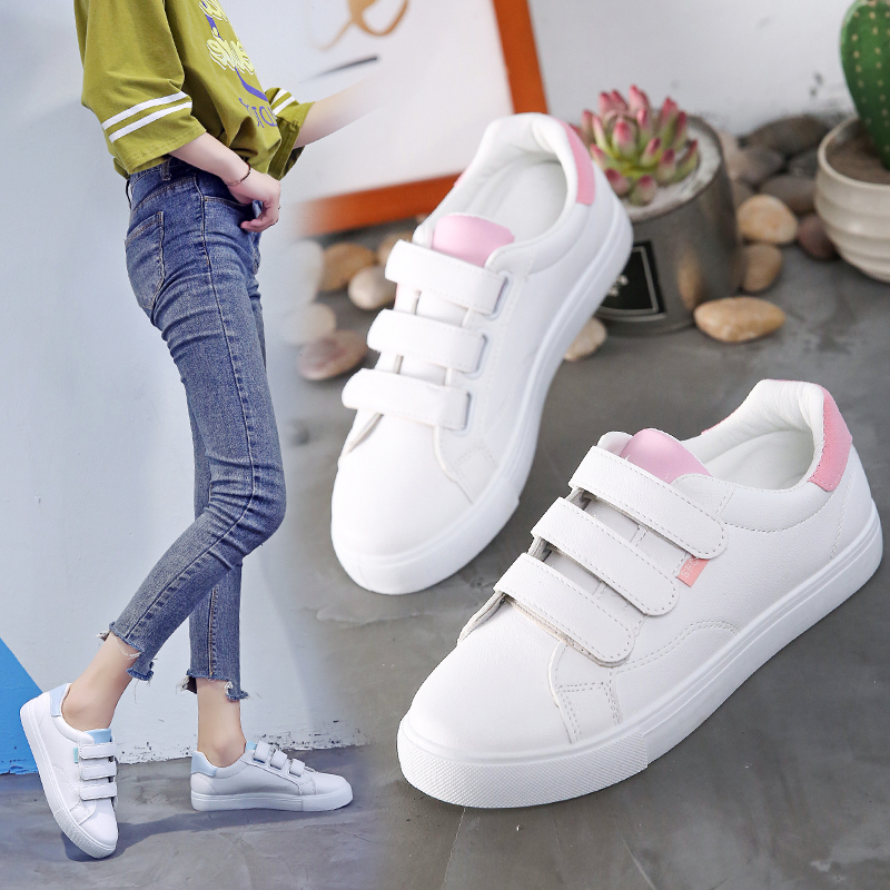 새로운 가을 여성 흰색 싱글 슈즈 여성 학생 스니커즈  - Sneakers Fashion Women 리뷰 및 가격
