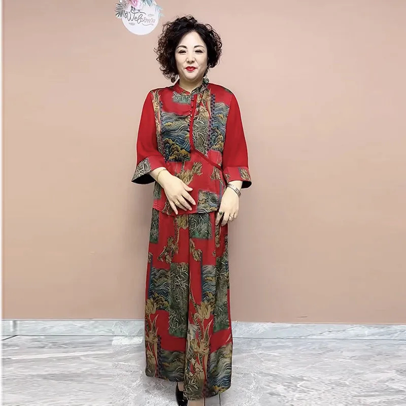 2025 와이드 레그 바지 세트, 중년 및 고령자, 루 - Wide Leg Palazzo Pants 리뷰 및 가격