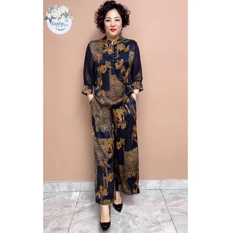 2025 와이드 레그 바지 세트, 중년 및 고령자, 루 - Wide Leg Palazzo Pants 리뷰 및 가격