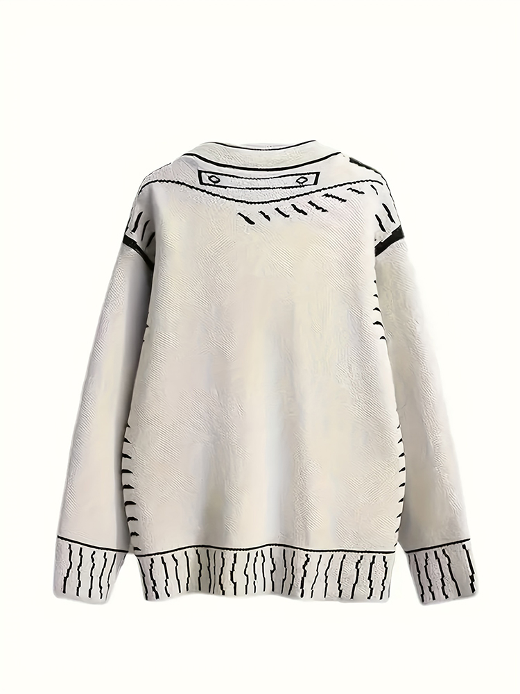 플러스 사이즈 여성용 버튼업 가디건 가을 겨울 파인 라 - Women'S Fashion Knitwear 리뷰 및 가격