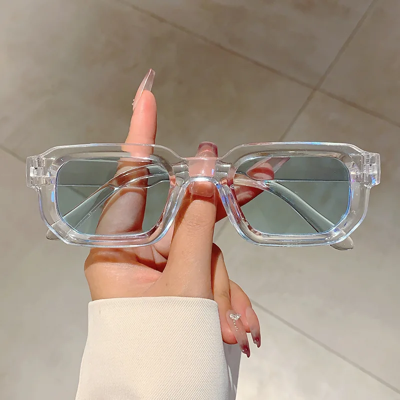 빈티지 직사각형 프레임 선글라스 야외 남성 선글라스 럭 - Women'S Fashion Eyeglass Frames 리뷰 및 가격