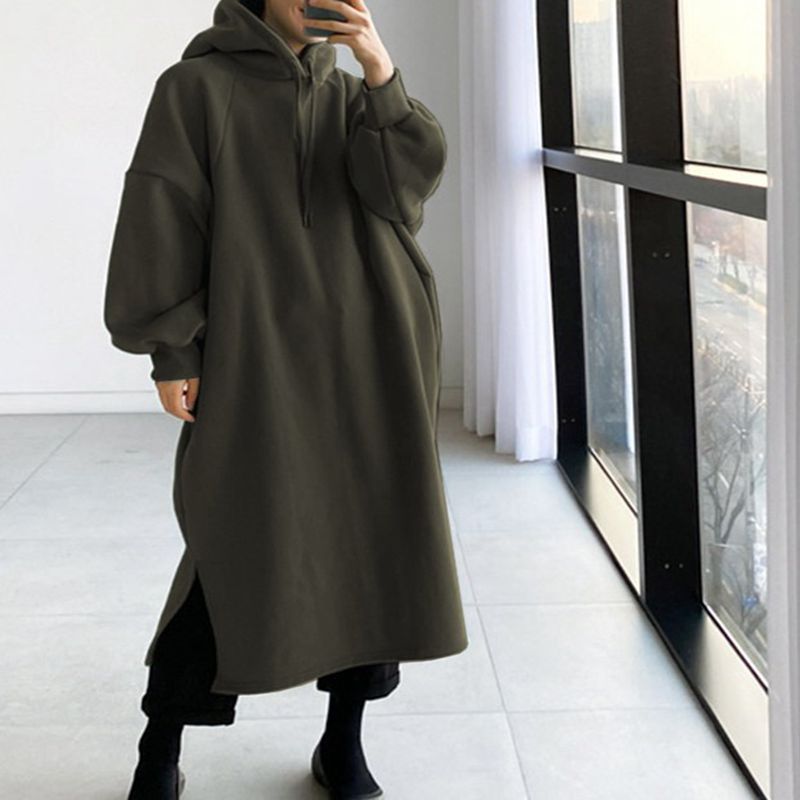 가을과 겨울 150KG 여성 플러스 사이즈 롱 레저 후 - Women'S Fashion Hoodies 리뷰 및 가격