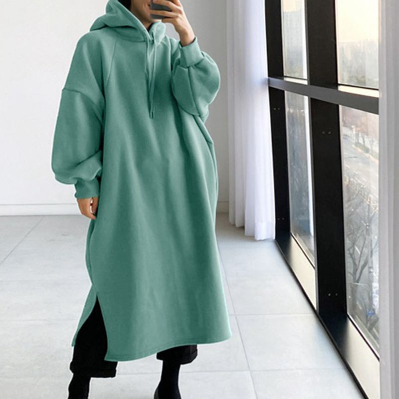 가을과 겨울 150KG 여성 플러스 사이즈 롱 레저 후 - Women'S Fashion Hoodies 리뷰 및 가격