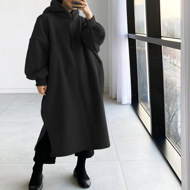 가을과 겨울 150KG 여성 플러스 사이즈 롱 레저 후 - Women'S Fashion Hoodies 리뷰 및 가격