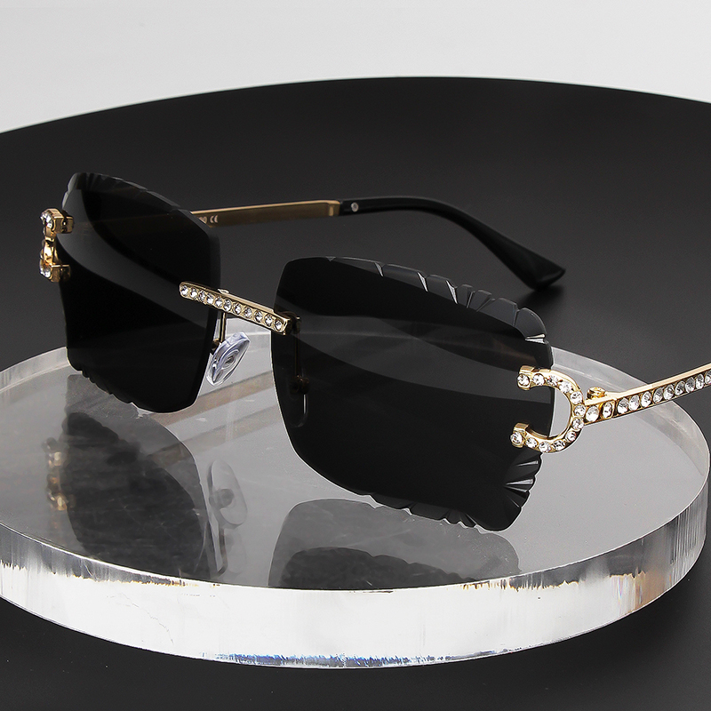 패션 무테 사각형 선글라스 빈티지 다이아몬드 브랜드 디 - Women'S Fashion Eyeglass Frames 리뷰 및 가격