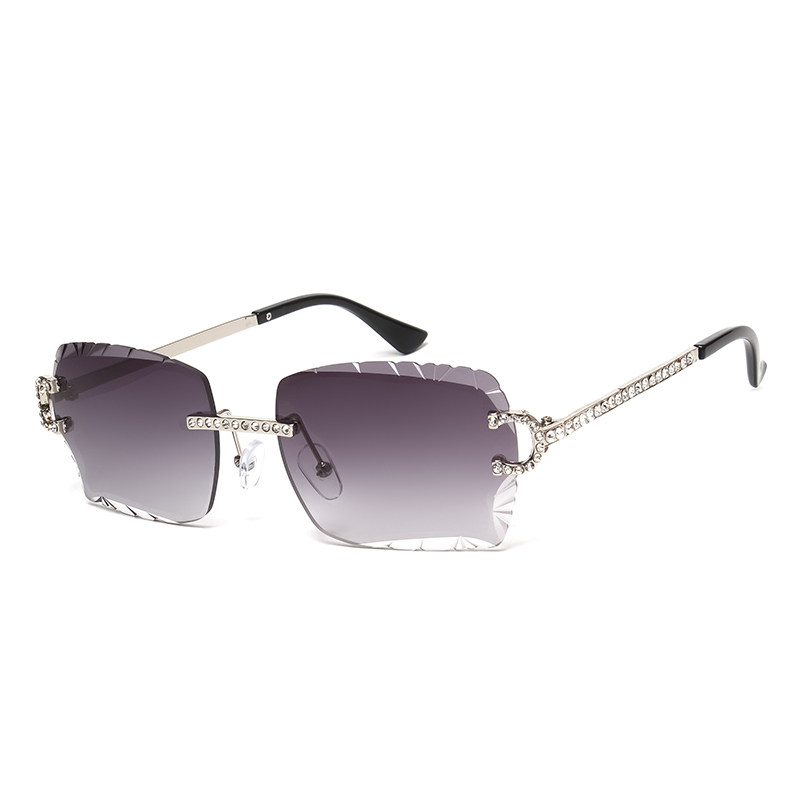 패션 무테 사각형 선글라스 빈티지 다이아몬드 브랜드 디 - Women'S Fashion Eyeglass Frames 리뷰 및 가격