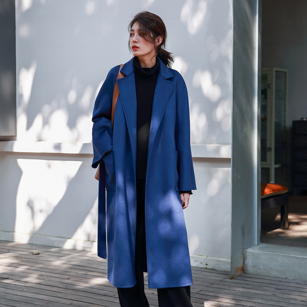 올링젠틀 여성용 롱 코트 플랫 칼라 재킷 패션 패치 포 - Women'S Fashion Long Coat 리뷰 및 가격