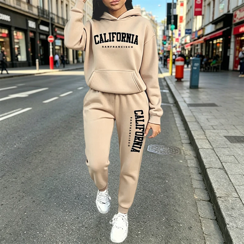 도시 캐주얼 패션 후드 조거 수트 가을 겨울 의상 20 - Women'S Fashion Hoodies 리뷰 및 가격