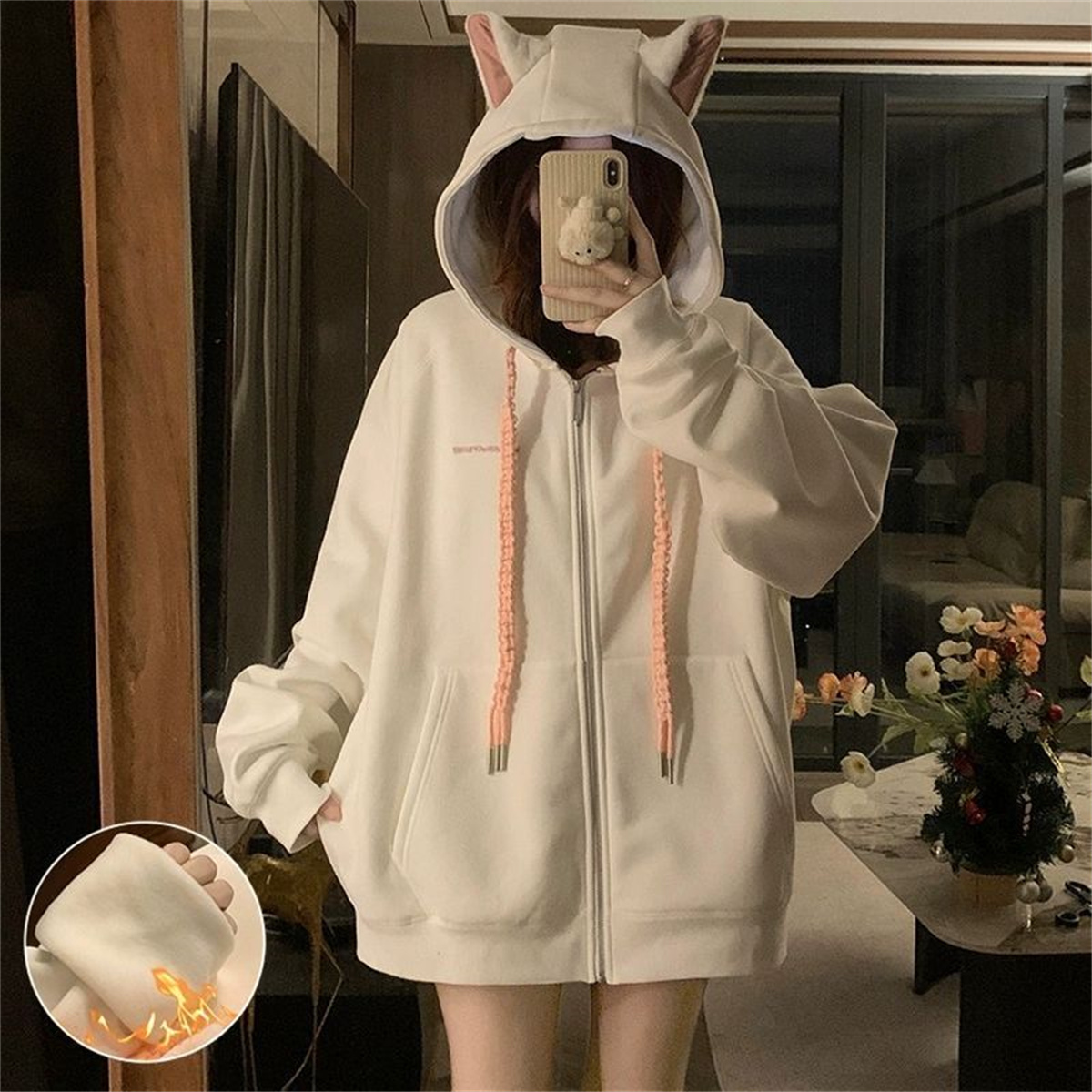 2025 귀여운 소녀 봄 가을 신상 귀여운 고양이 귀  - Women'S Fashion Trends Autumn 2025 리뷰 및 가격
