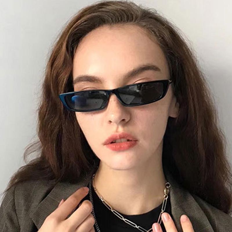 작은 직사각형 선글라스 패션 여성 레트로 작은 프레임  - Women'S Fashion Eyeglass Frames 리뷰 및 가격
