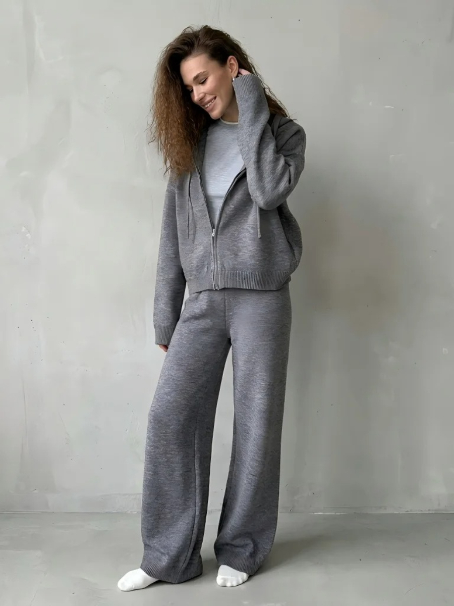 Wolfeel 여성 캐주얼 투피스 세련된 지퍼 드로스트 - Wide Leg Palazzo Pants 리뷰 및 가격
