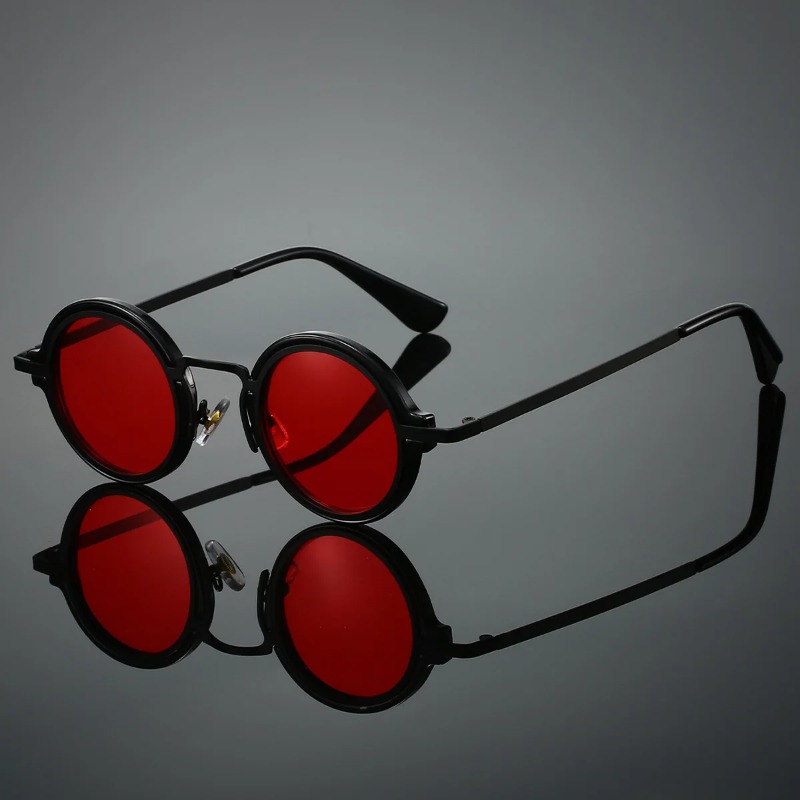남성용 새로운 레트로 금속 라운드 프레임 선글라스 고품 - Women'S Fashion Eyeglass Frames 리뷰 및 가격