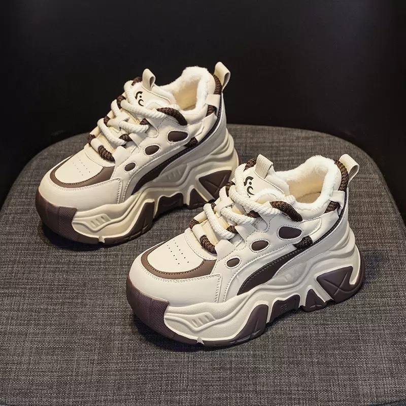 2026년 신상 여성용 가죽 키높이 슈즈, 캐주얼 패션 - Sneakers Fashion Women 리뷰 및 가격