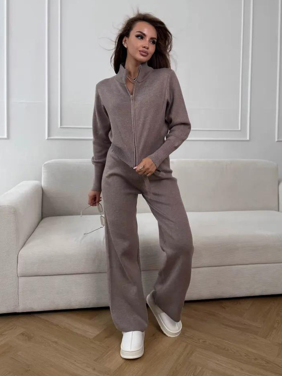 Wolfeel 새로운 가을 겨울 지퍼 업 니트 바지 세 - Wide Leg Palazzo Pants 리뷰 및 가격